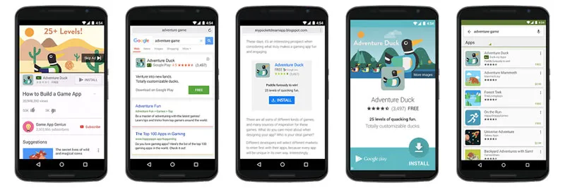 Google Ads mobil app hirdetések optimalnet ppc ügynökség